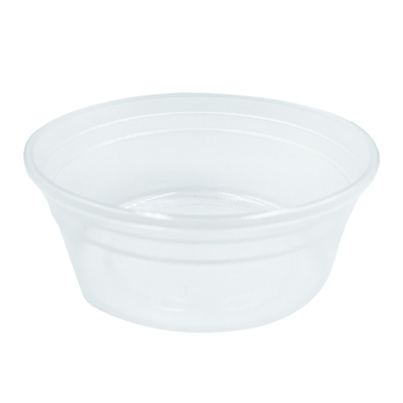 8oz Container Clear with lid | 240/case