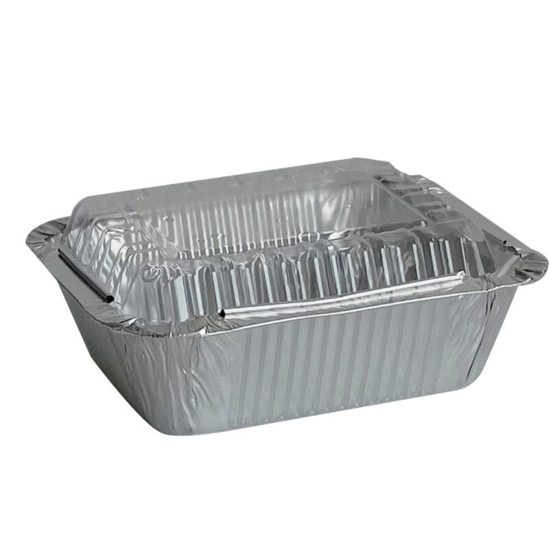 1 Lb Oblong Foil Take-out Container | 500/case - Image 2