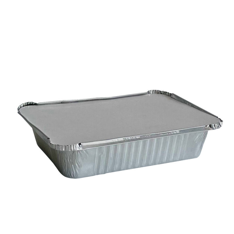 2.25 Lb Oblong Foil Take-out Container | 500/case - Image 2