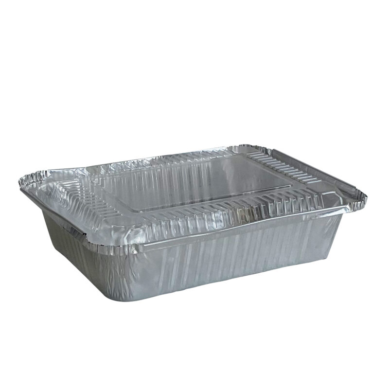 2.25 Lb Oblong Foil Take-out Container | 500/case - Image 3