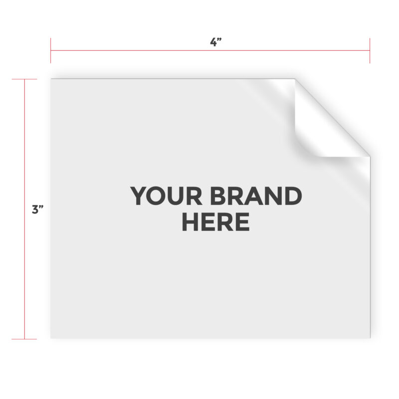 Label Pack 4" x 3” Rectangle | 10,000/order - Image 3