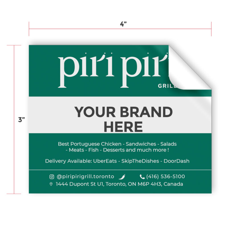 Label Pack 4" x 3” Rectangle | 10,000/order