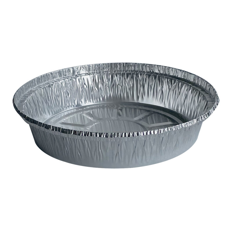 8" Round Heavy Weight Foil Take-out Pan | 500/case