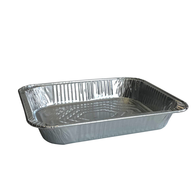 Aluminum Half Size Medium Container | 100/case