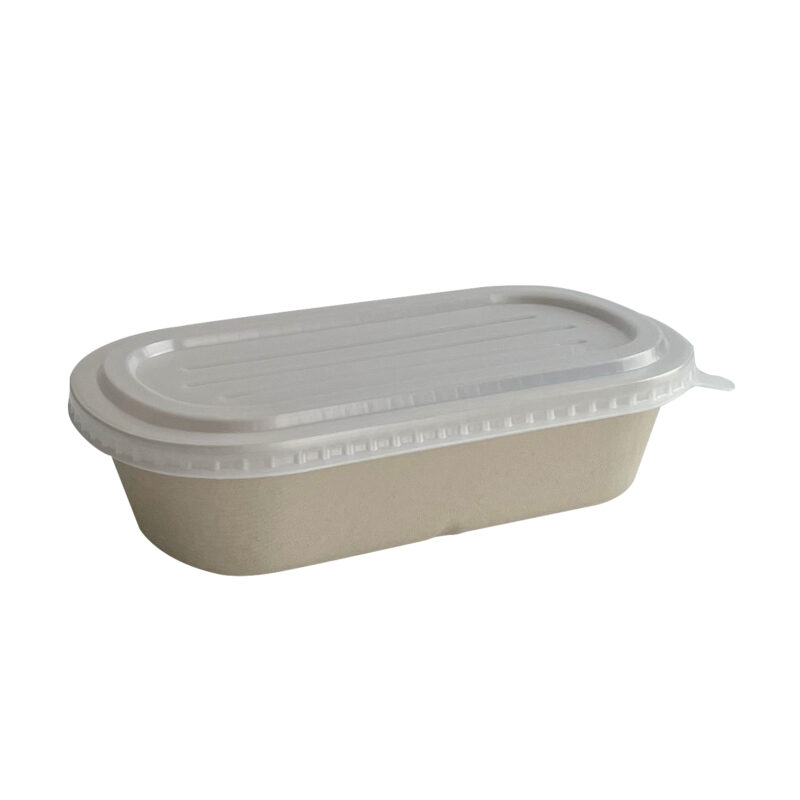 32oz Bagasse Container (1-Comp) / 150 /case - Image 2