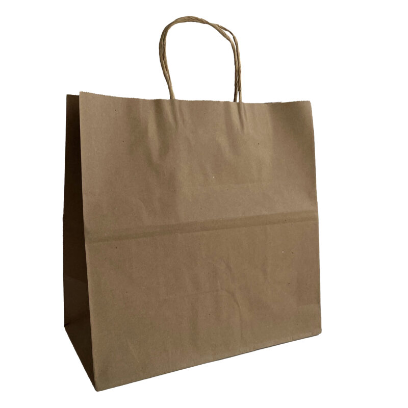 Unbranded Kraft Paper Bags 13” x 7” x 13" | 200/case