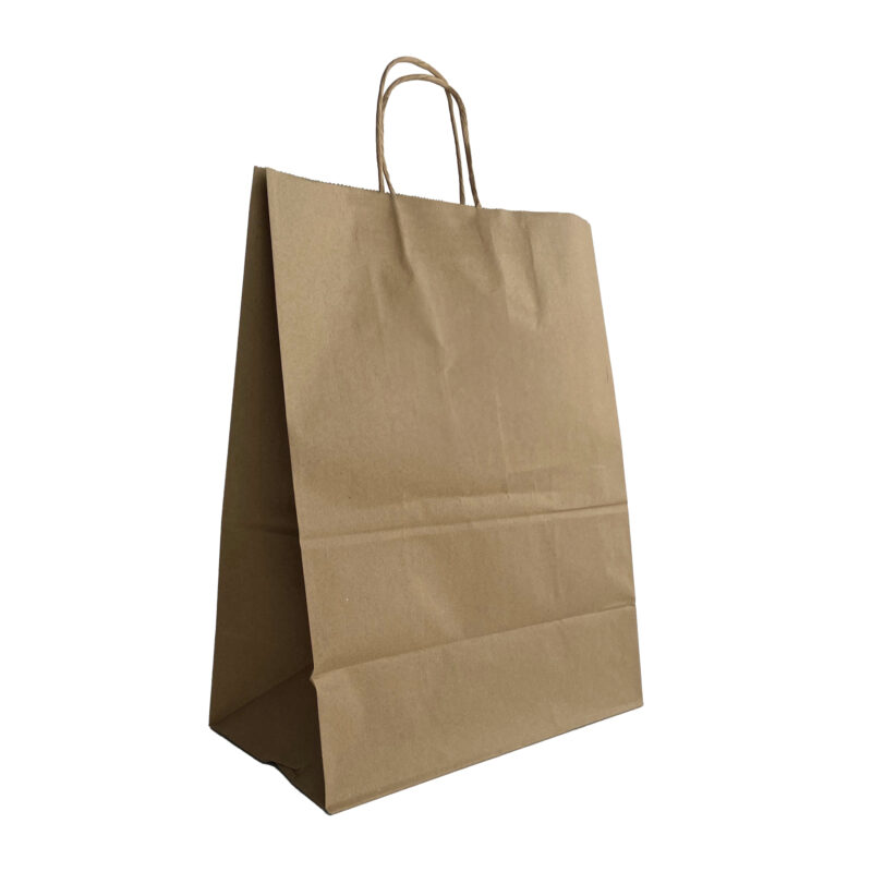 Unbranded Kraft Paper Bags 13” x 7” x 17” | 200/case