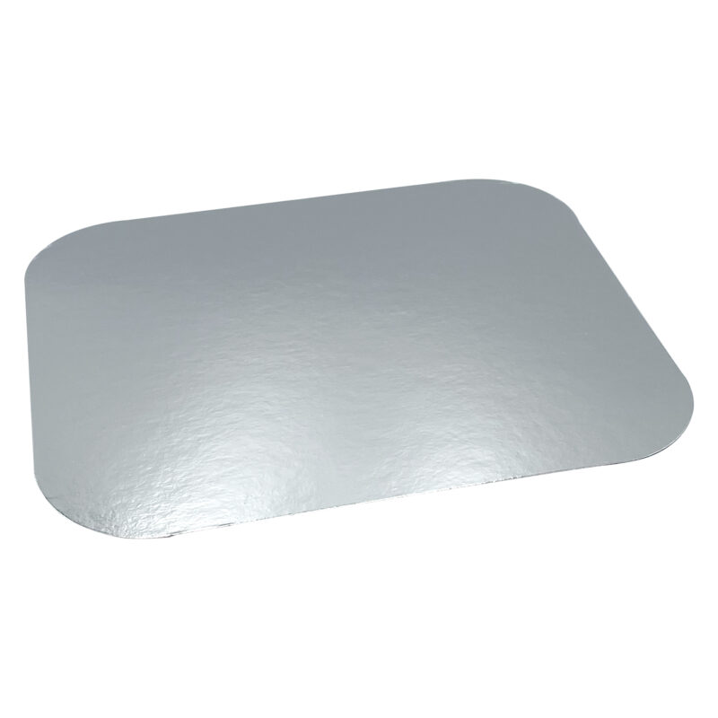 1.5 Lb Oblong Heavy Foil Laminated Board Lid | 500/case